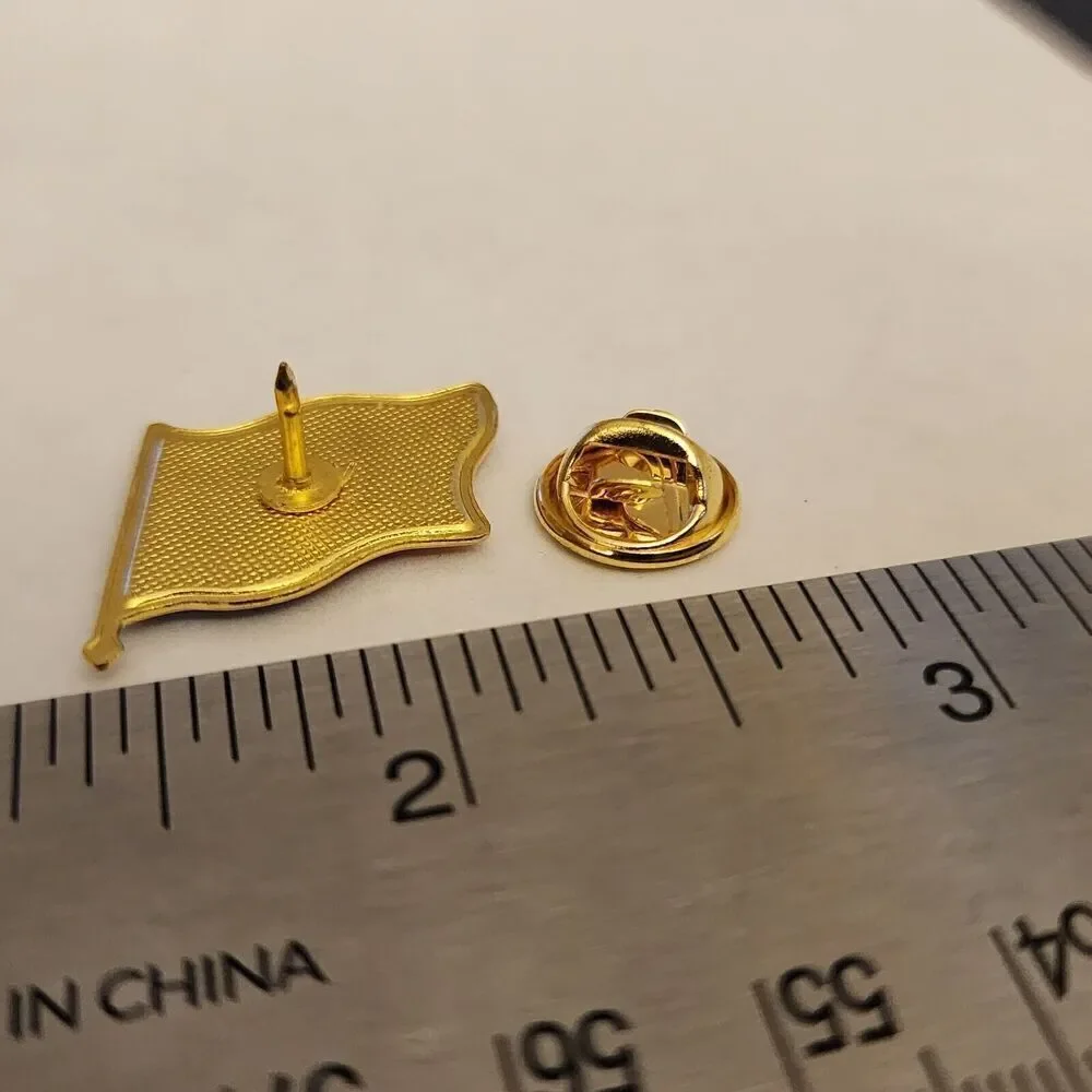 AMERICAN FLAG LAPEL PIN USA Red White Blue Gold New HAT Pin TIE pin LAPEL Pin